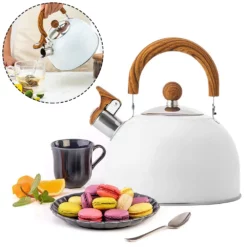 2,5L Visselpipa Vattenkokare / Tekanna / Hopfällbart Handtag / Kök White -Köksmaterial Försäljningsbutik 0abf76f5 9bf1 4a79 87af 67e064a525e5