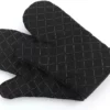 Premium Anti-Slip Ugnshandskar För Kök (1 Par) Upp Till 240 °C Black -Köksmaterial Försäljningsbutik 1 1