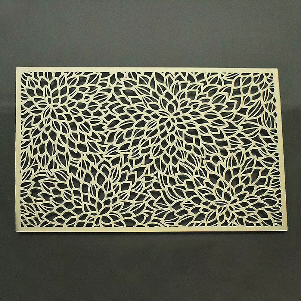 Matbord Blommiga Bordstabletter Bröllop Familj Kök Gold 4 Matbord Blommiga Bordstabletter Bröllop Familj Kök Gold - Bild 2