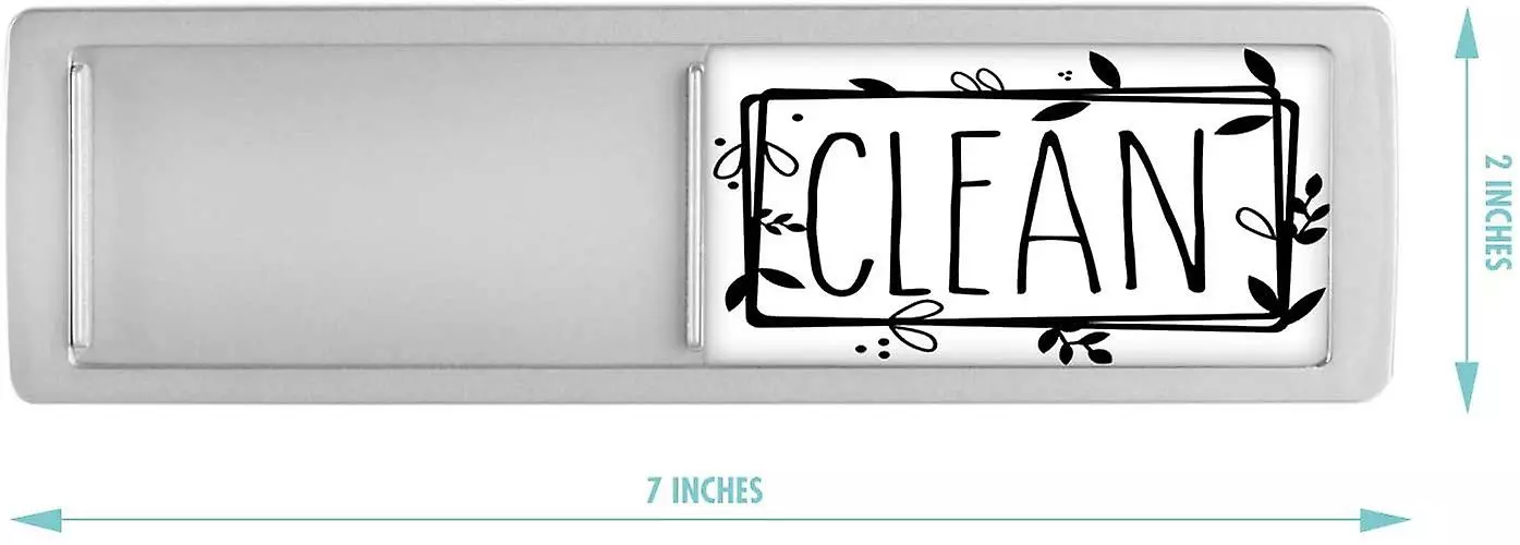 Diskmaskinsmagnet Ren Smutsig Skyltindikator, För Kök Black 4 Diskmaskinsmagnet Ren Smutsig Skyltindikator, För Kök Black - Bild 2