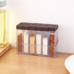 6 St Kryddburk Kryddlåda Kök Kryddor Förvaring White -Köksmaterial Försäljningsbutik 20220509105839 KN19794 2