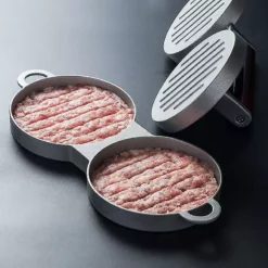 Rund Hamburgare Form Kök Köttpajmaskin