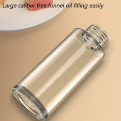 Kök/BBQ Glasolja Sprayflaska Finfördelning Oljekontroll Pott Black -Köksmaterial Försäljningsbutik 3 3