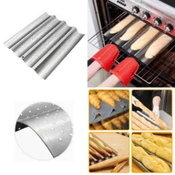 4 Bröd Form Franska Bröd Bakplåt Non-stick Kök 9 4 Bröd Form Franska Bröd Bakplåt Non-stick Kök -Köksmaterial Försäljningsbutik 3a03316c 9888 4d23 4933 7fc8daaa3e69