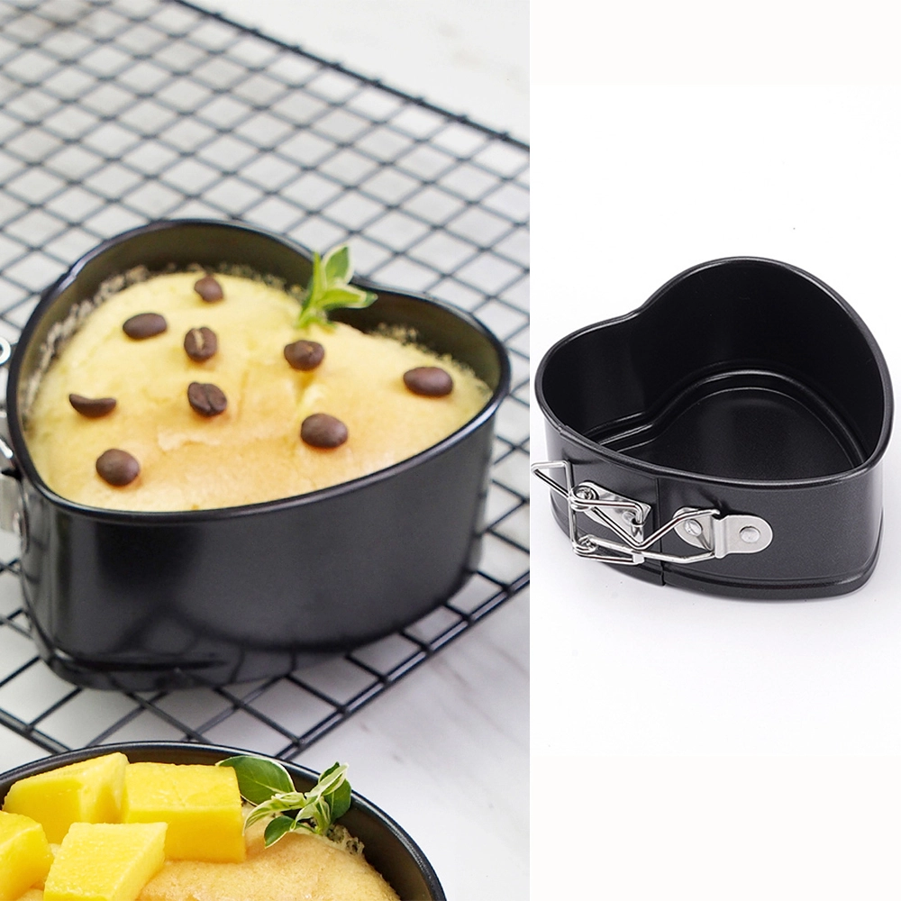 Hjärta Kakfat Bakplåt Non Stick-formar För Kök 3 Hjärta Kakfat Bakplåt Non Stick-formar För Kök