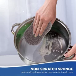 6 St Multifunktionella Skursvampar För Enkel Rengöring Av Kök Style3 -Köksmaterial Försäljningsbutik 4 2