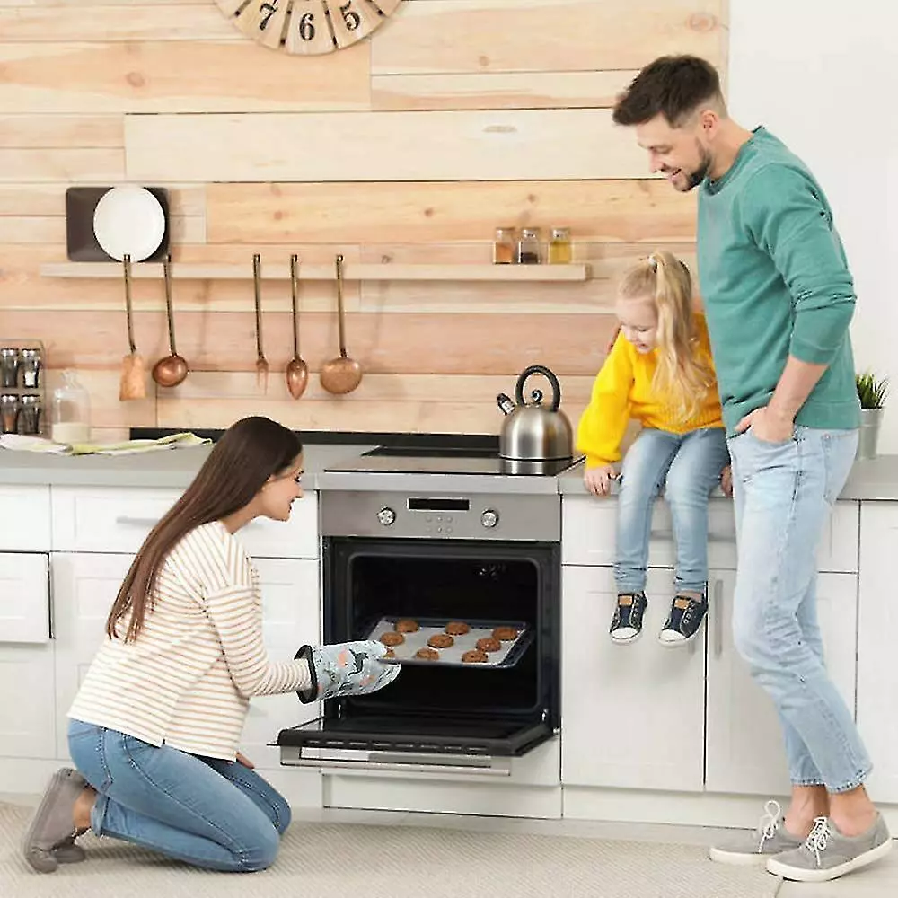 Ugnshandskar För Kök, Ventilerande Värmebeständiga Ugnshandskar 7 Ugnshandskar För Kök, Ventilerande Värmebeständiga Ugnshandskar - Bild 5