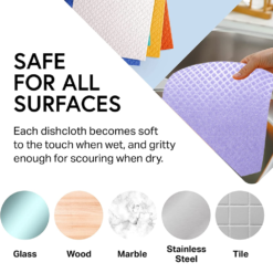 Återanvändbar Svensk Disktrasa, För Kök Och Hushållsbruk Purple -Köksmaterial Försäljningsbutik 48X961Y0J6T6c58835N6