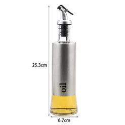 Rostfritt Stål Olja Kök Vinäger Sås Dispenser Oljeflaska Sauce -Köksmaterial Försäljningsbutik 4f43935d63694cc9980e0d325a9d3cc9
