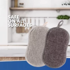 6 St Multifunktionella Skursvampar För Enkel Rengöring Av Kök Style3 -Köksmaterial Försäljningsbutik 5 2