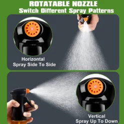 Kök/BBQ Glasolja Sprayflaska Finfördelning Oljekontroll Pott Black -Köksmaterial Försäljningsbutik 5 4