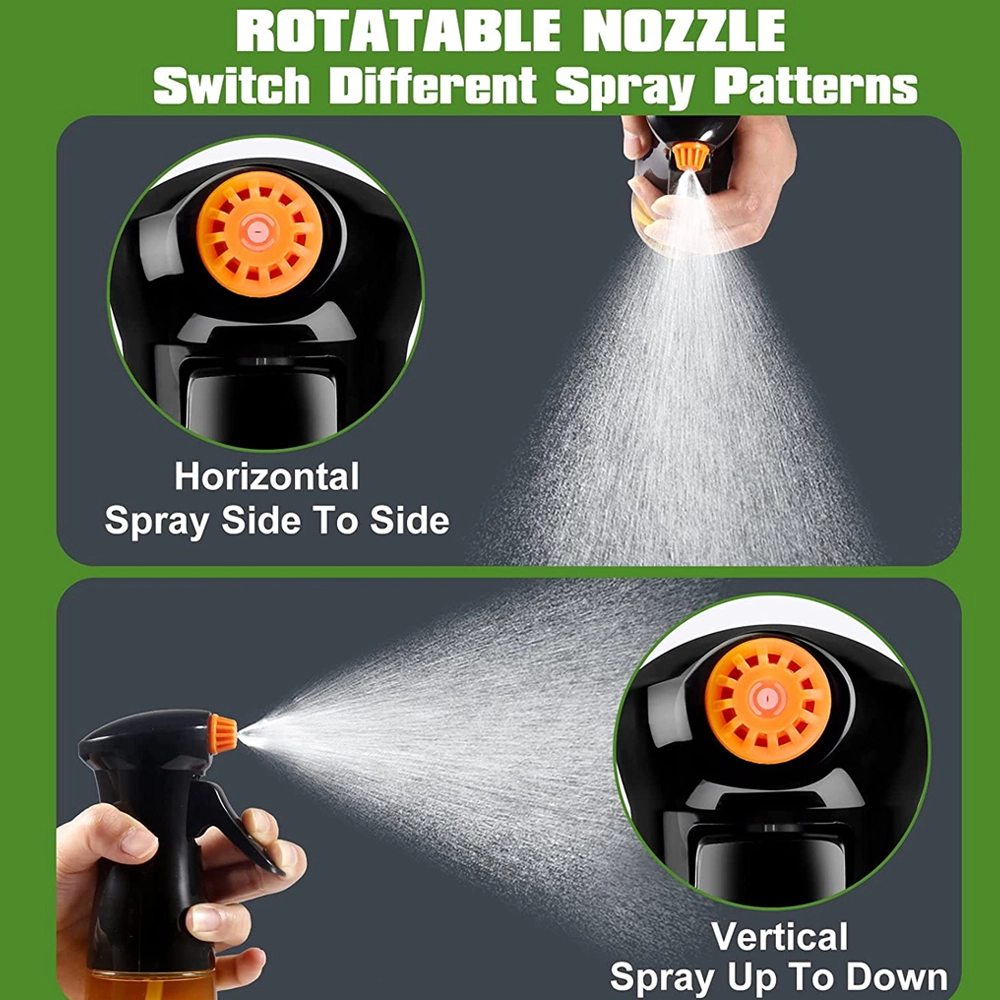 Kök Sprayflaska För ätbar Olja BBQ Glasoljespraykruka Black 7 Kök Sprayflaska För ätbar Olja BBQ Glasoljespraykruka Black - Bild 5