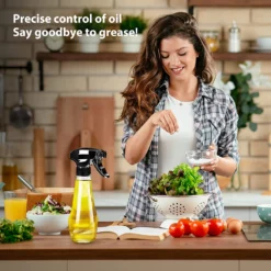 Sprayflaska I Glas Hushållssprejflaska För Kök Black -Köksmaterial Försäljningsbutik 5 9