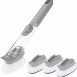 Torka Med Panna, Borsta Borste Borstspets Kök, Skrubba