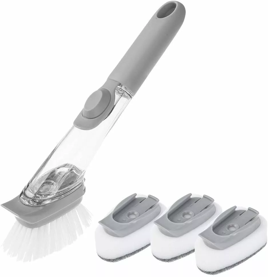 Torka Med Panna, Borsta Borste Borstspets Kök, Skrubba 3 Torka Med Panna, Borsta Borste Borstspets Kök, Skrubba