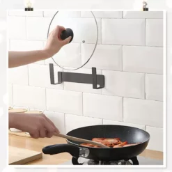 Väggmonterad Pan Lock Hållare För Praktisk Kök Organizer Cut -Köksmaterial Försäljningsbutik 610SOv9AHhL. AC SL1200