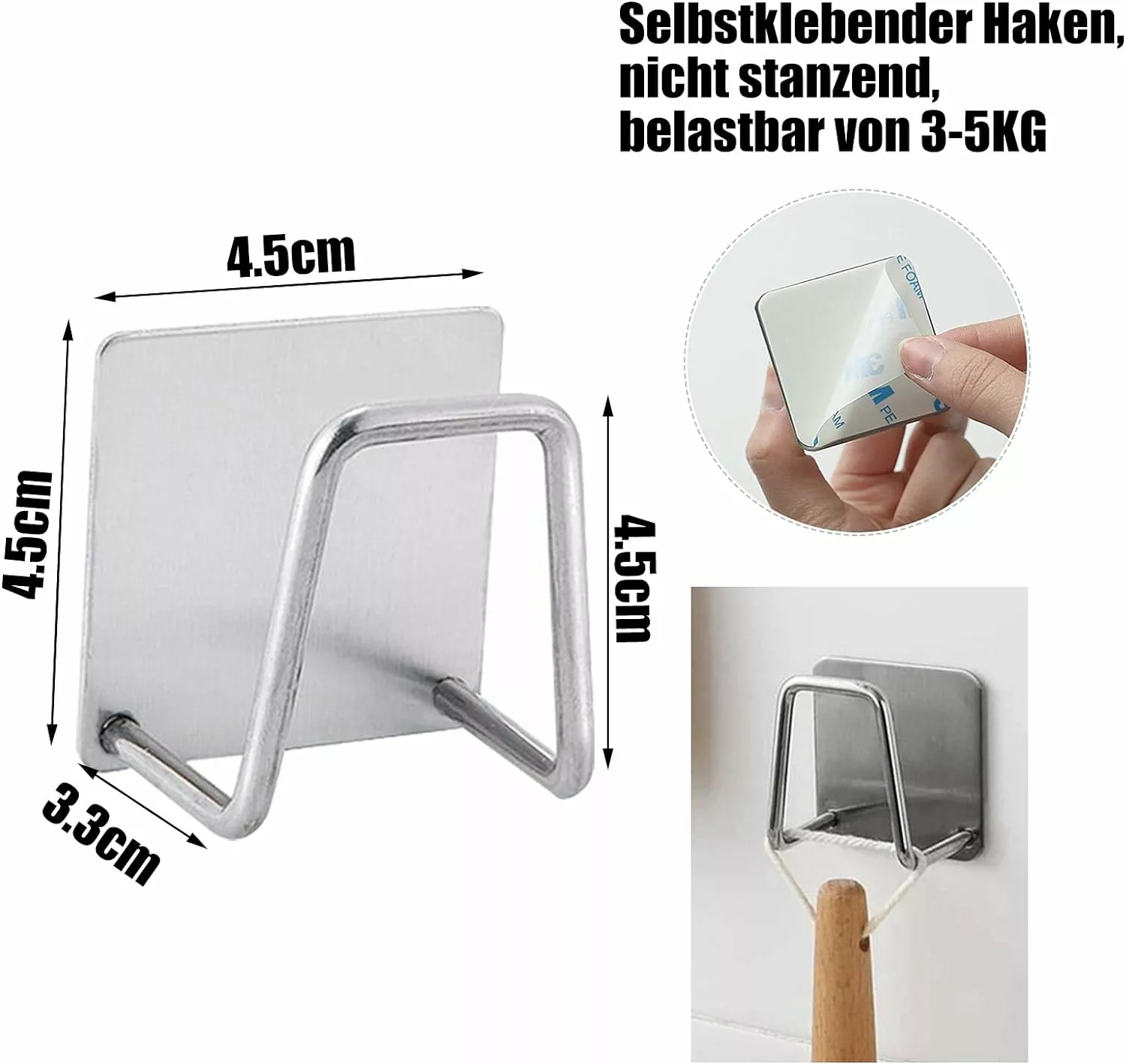 4-dörrars Påse - Kök Självhäftande Svamp Rostfritt Stål 4 4-dörrars Påse - Kök Självhäftande Svamp Rostfritt Stål - Bild 2