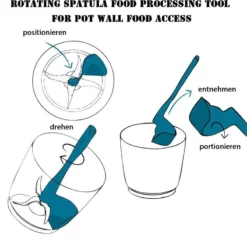 Kök Roterande Tallriksblandare Multifunktionsskrapa Kök -Köksmaterial Försäljningsbutik 6356ad57129b41d7a8b751bb88430b21