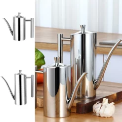 Kök Matlagning Olivolja Dispenser Flaskor Kontrollbrytare Sliver 500ml -Köksmaterial Försäljningsbutik 6859a3aa 63c7 4ff7 b88c 1daa306d6e7c