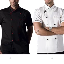 Kök Kockrockar Kockar Uniform Kock Arbetar Kläder För Black M -Köksmaterial Försäljningsbutik 7000f14b24c74c139a789ce09bc01cfd