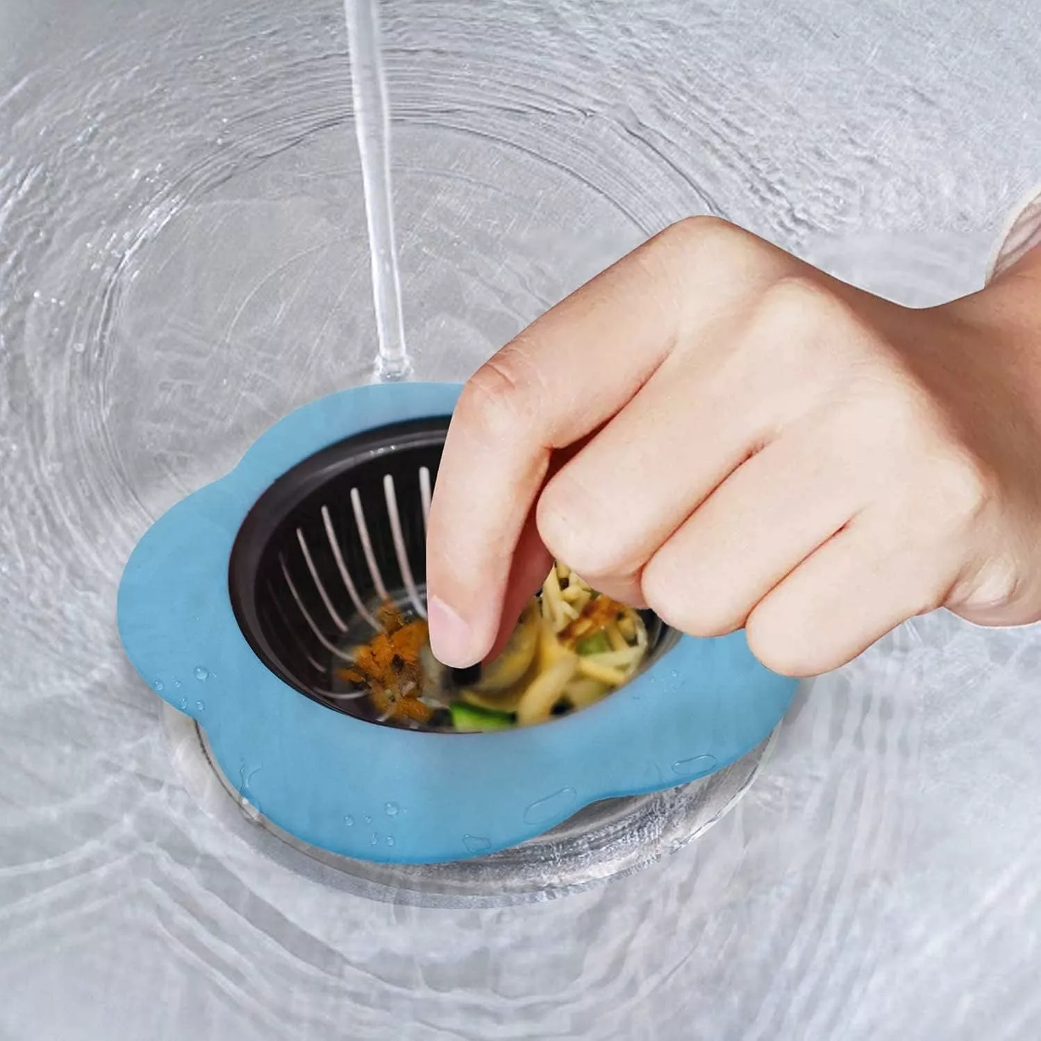 Färgad Diskbänkssil För Handfat, Kök (blå) 7 Färgad Diskbänkssil För Handfat, Kök (blå) - Bild 5