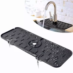 Stänkskydd Matta För Handfat - Kök & Badrum Svart