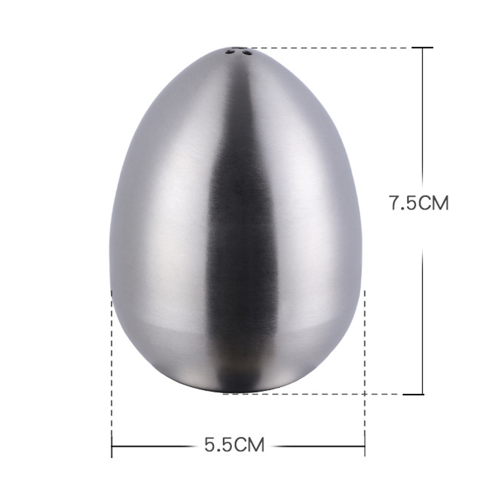 Rostfritt Stål äggkrydda Burk Kök Natural Color + Gold 4 Rostfritt Stål äggkrydda Burk Kök Natural Color + Gold - Bild 2