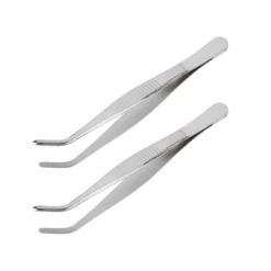 2 Delar Matlagning Pincett Mat Tong Kök Gadget Servering Tång 25cm,Curve -Köksmaterial Försäljningsbutik 803d22d3aafd4cd6b165cfa98ee46550