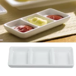 Kök Restaurang Hushåll 3 Fack Keramik Krydda -Köksmaterial Försäljningsbutik 909bfcb3ed0610757b08ad6b5efae017