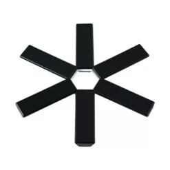 Svart Hopfällbar Värmebeständig Dyna Underlägg Pan Mat Kök Ne Hold -Köksmaterial Försäljningsbutik AKZ4269g01