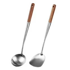 Rostfritt Stål Wok Spatel Slev 17 Tum Spatel Hem Kök Silver+log ColorB Spoon 13 Rostfritt Stål Wok Spatel Slev 17 Tum Spatel Hem Kök Silver+log ColorB Spoon -Köksmaterial Försäljningsbutik AKZ7220g03