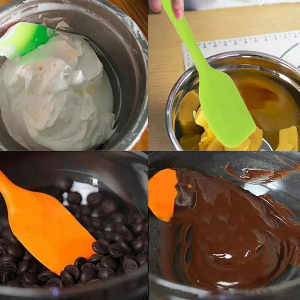 Kök Silikonspatel Matlagning Bakning Skrapakaka Smörcrea Blue 1pcs 6 Kök Silikonspatel Matlagning Bakning Skrapakaka Smörcrea Blue 1pcs - Bild 4