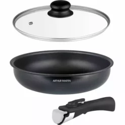 Arthur Martin AM3360 3 Rum Kök Batteri - Sauteuse 24 Cm - Aluminium - Alla Ljus Inklusive Induktion