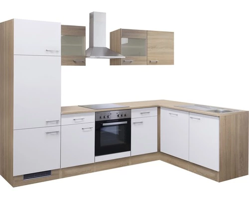 L-kök Samoa 280x170 Cm Inkl. Vitvaror Vit/sonomaek 00009047 11 L-kök Samoa 280x170 Cm Inkl. Vitvaror Vit/sonomaek 00009047 - Bild 9