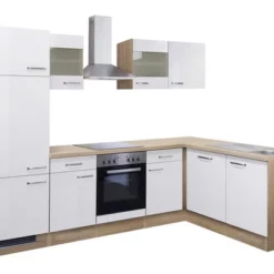 L-kök Valero 280x170 Cm Inkl. Vitvaror Vit Blank/sonomaek 00009049 -Köksmaterial Försäljningsbutik DV 8 6128974 01 4c DE 20170623112456