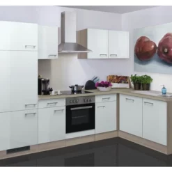 L-kök Abaco 280x170 Cm Inkl. Vitvaror Pärlemor Blank 00010829