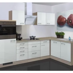 L-kök FLEX WELL Abaco Inkl. Vitvaror 280x170 Cm