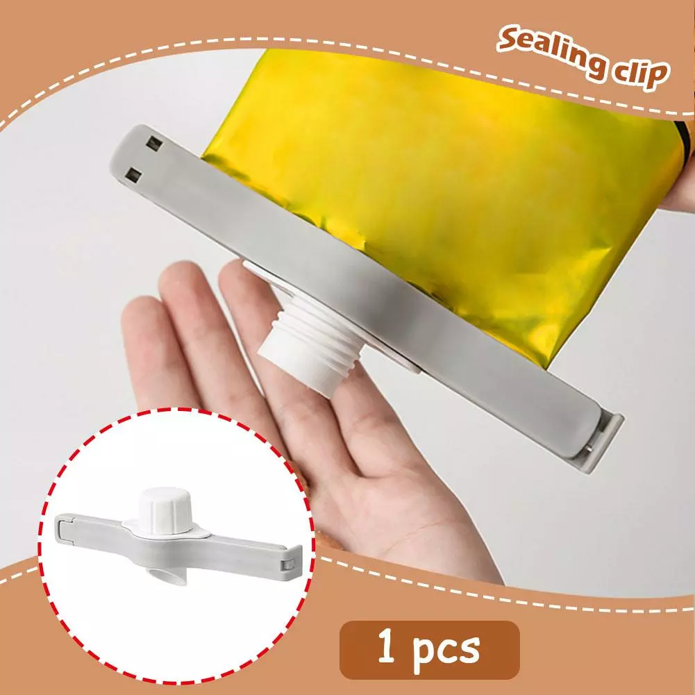 Plast Kök Förvaring Mat Snack Förseglingspåse Clip Sealer Clamp WhiteA One-size 3pcs 4 Plast Kök Förvaring Mat Snack Förseglingspåse Clip Sealer Clamp WhiteA One-size 3pcs - Bild 2