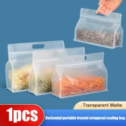 Matpåse Återanvändbar Frysförvaring Silikon Läcksäker Top Kök XL 11.81*9.06in One-size -Köksmaterial Försäljningsbutik HOM5365g05