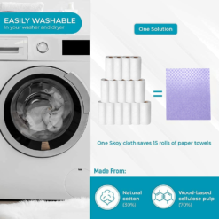 Återanvändbar Svensk Disktrasa, För Kök Och Hushållsbruk Purple -Köksmaterial Försäljningsbutik K6X9H1j0w6m6S5x845K6