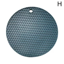 Silikonmatta Halkfri Matklassad Stativ Halkfri Bordsdyna Kök Dark Green One-size