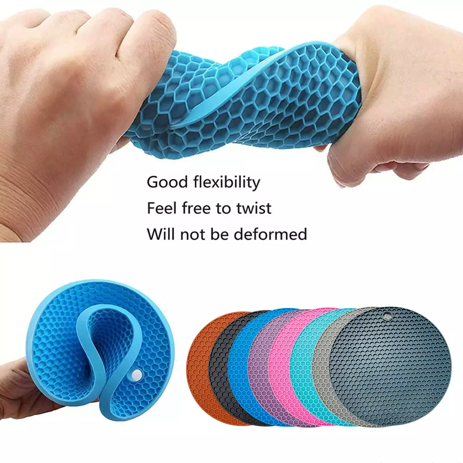 Silikonmatta Halkfri Matklassad Stativ Halkfri Bordsdyna Kök Dark Green One-size 5 Silikonmatta Halkfri Matklassad Stativ Halkfri Bordsdyna Kök Dark Green One-size - Bild 3