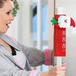 Hem Kök Juldekoration Kylskåp Handtag Handskar Snowman 2pcs 10 Hem Kök Juldekoration Kylskåp Handtag Handskar Snowman 2pcs -Köksmaterial Försäljningsbutik Kerst Decoratie Voor Huis Keuken Magnetron Koelkast Koelkast Handvat Cover Kerstman Ornament Winkel Deur Handvat December 2