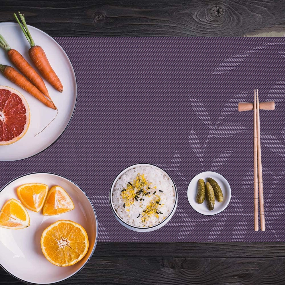 Värmebeständiga Bordsunderlägg, Lätt Att Rengöra För Kök, Lila Purple 7 Värmebeständiga Bordsunderlägg, Lätt Att Rengöra För Kök, Lila Purple - Bild 5