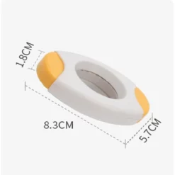 Kokt ägg Skal Topper Cutter Öppnare Äggkopp Verktyg Kök Yellow 8.3*5.7*1.8CM -Köksmaterial Försäljningsbutik Nieuwe Leuke Gekookt Ei Shell Topper Cutter Opener Ei Cup Gereedschappen Keuken Essentieel 5