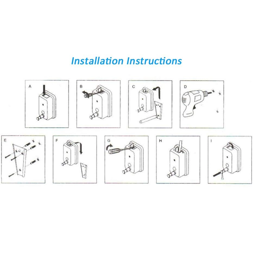 Manuell Vätskeautomat I Rostfritt Stål Badrum Eller Kök 8 Manuell Vätskeautomat I Rostfritt Stål Badrum Eller Kök - Bild 6