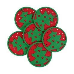 Snowflake Julgran Form Filt Varm Dryck Underlägg Kök Christmas Tree 10pcs -Köksmaterial Försäljningsbutik Sd42bf90c13fb4d498888869679c4ac9cG