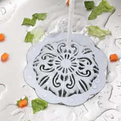 10 ST TPR Blomma Form Antiblockerande Kök Golvavlopp Plus -Köksmaterial Försäljningsbutik TPR Flower Shape Anti blocking Kitchen Floor Drain Plug Basin Sink Filter Hair Catcher Sink Net 3.jpg Q90 3