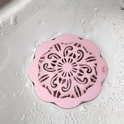 10 ST TPR Blomma Form Antiblockerande Kök Golvavlopp Plus -Köksmaterial Försäljningsbutik TPR Flower Shape Anti blocking Kitchen Floor Drain Plug Basin Sink Filter Hair Catcher Sink Net 4.jpg Q90 4