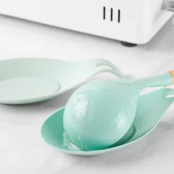 Kök Matlagningsredskap Silikonsked Gaffelmatta Hylla Skedstöd Gray -Köksmaterial Försäljningsbutik ZXLHG031 11